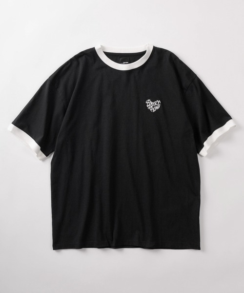 メガバス ロゴ Tシャツ 胸元刺繍 半袖 黒Mサイズ バックプリント有 新品未着 11101006）ボックスロゴバックプリント胸元刺繍Tシャツ | Pay ID
