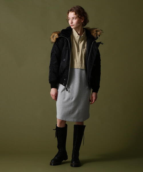AVIREX(アヴィレックス)の「《価格改定商品》《WOMAN》N-2B COMMERCIAL / N-2Bコマーシャル(ミリタリージャケット・レディース・セージグリーン/ブラック・L/XS/S/M)」の18枚目の写真