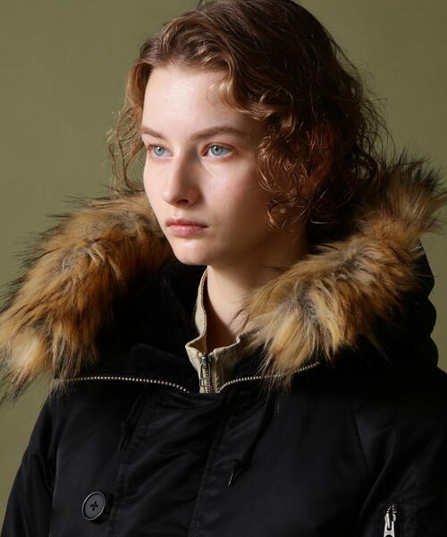 AVIREX(アヴィレックス)の「《価格改定商品》《WOMAN》N-2B COMMERCIAL / N-2Bコマーシャル(ミリタリージャケット・レディース・セージグリーン/ブラック・L/XS/S/M)」の21枚目の写真