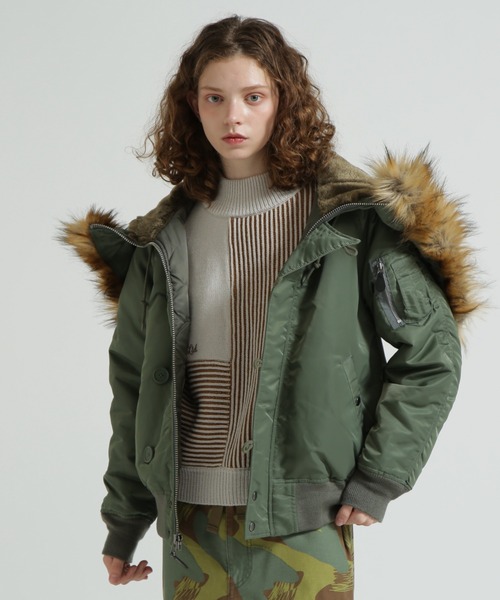 WOMAN》N-2B COMMERCIAL / N-2Bコマーシャル（ミリタリージャケット