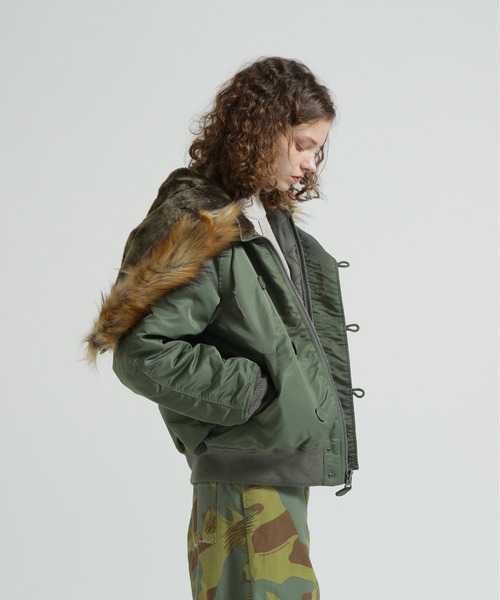 WOMAN》N-2B COMMERCIAL / N-2Bコマーシャル（ミリタリージャケット