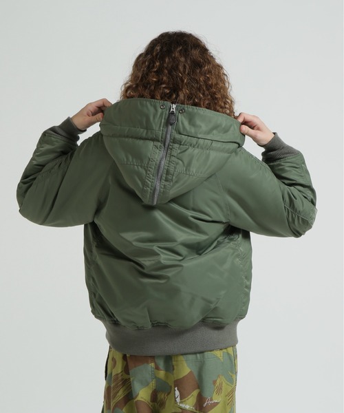 AVIREX(アヴィレックス)の「《価格改定商品》《WOMAN》N-2B COMMERCIAL / N-2Bコマーシャル(ミリタリージャケット・レディース・セージグリーン/ブラック・L/XS/S/M)」の11枚目の写真