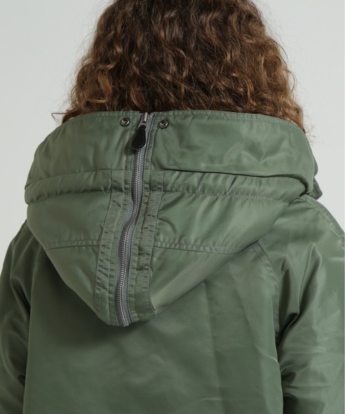 AVIREX(アヴィレックス)の「《価格改定商品》《WOMAN》N-2B COMMERCIAL / N-2Bコマーシャル(ミリタリージャケット・レディース・セージグリーン/ブラック・L/XS/S/M)」の15枚目の写真