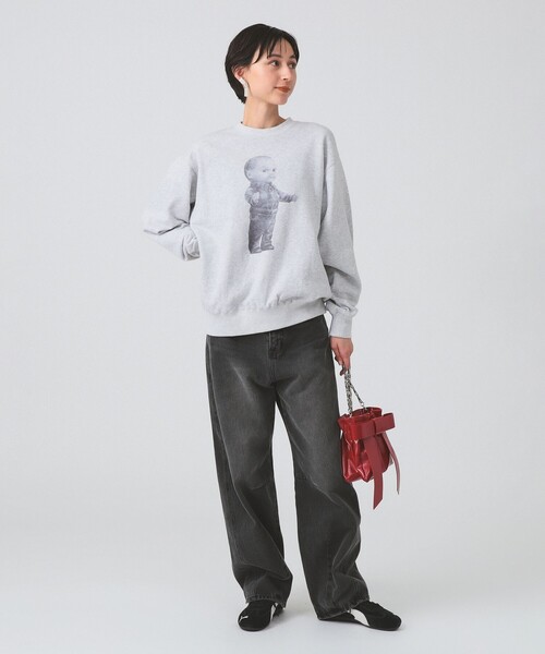 Ray BEAMS(レイビームス)の「Lee / PRINT SWEAT(スウェット・レディース・グレー/ブラウン・SMALL)」の3枚目の写真