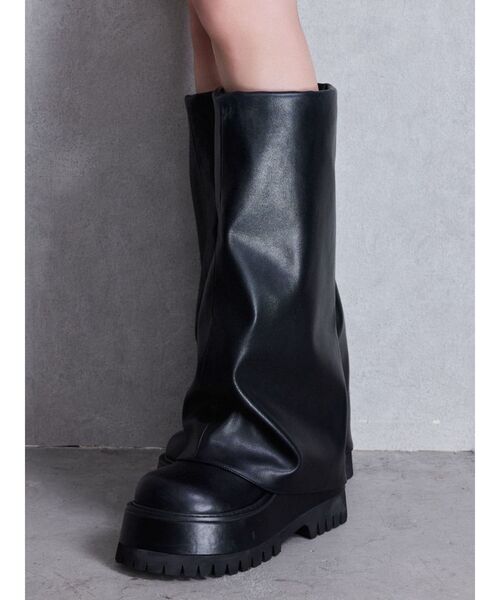 ハチGDカバールーズシルエットブーツ セール】GDカバールーズシルエットブーツ（ブーツ）｜GYDA（ジェイダ