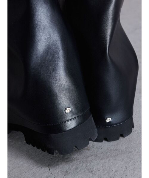 GYDA（ジェイダ）の「GDカバールーズシルエットブーツ（ブーツ・レディース・ブラック・SMALL/MEDIUM/LARGE）」の5枚目の写真