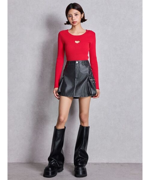 GYDA（ジェイダ）の「GDカバールーズシルエットブーツ（ブーツ・レディース・ブラック・SMALL/MEDIUM/LARGE）」の8枚目の写真