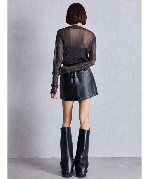 GYDA（ジェイダ）の「GDカバールーズシルエットブーツ（ブーツ・レディース・ブラック・SMALL/MEDIUM/LARGE）」の11枚目の写真