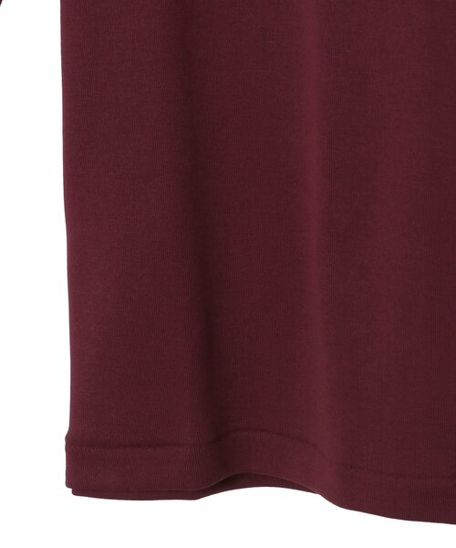 martinique(マルティニーク)の「《追加》《定番》フライス5分袖プルオーバー(Tシャツ/カットソー・レディース・ホワイト/ブラック/ネイビー/ボルドー・FREE)」の8枚目の写真