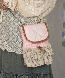 CIAOPANIC | 【＠yuna_maruu企画】【Me＋Me/ミープラスミー】ワッフルフリルショルダーバッグ(ショルダーバッグ)