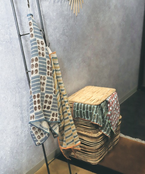 a.depeche（アデペシュ）の「【a.depeche/アデペシュ】キッチンクロス　kha-na kitchen cloth KOKUTOU　おしゃれなギフトに最適！（ランチョンマット/テーブルウェア・レディース・スカイブルー・FREE）」の2枚目の写真