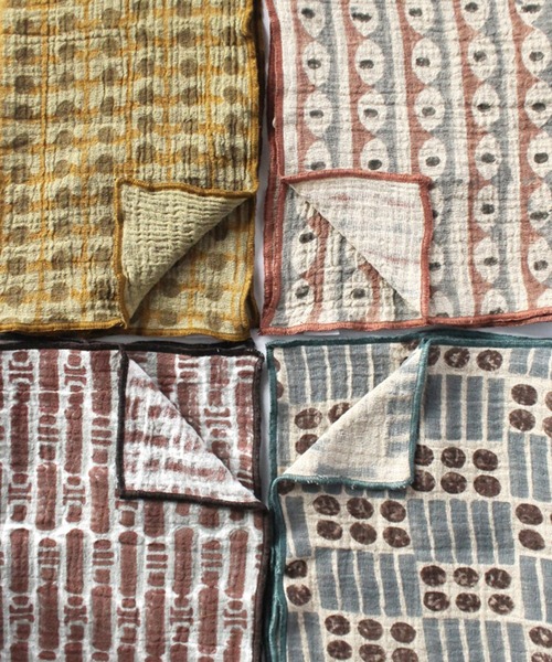 a.depeche（アデペシュ）の「【a.depeche/アデペシュ】キッチンクロス　kha-na kitchen cloth KOKUTOU　おしゃれなギフトに最適！（ランチョンマット/テーブルウェア・レディース・スカイブルー・FREE）」の5枚目の写真