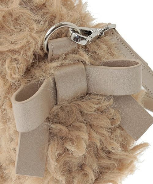 Candy Stripper(キャンディストリッパー)の「DOG FACE SHOULDER バッグ(ショルダーバッグ・レディース・オフホワイト/ベージュ・FREE)」の15枚目の写真