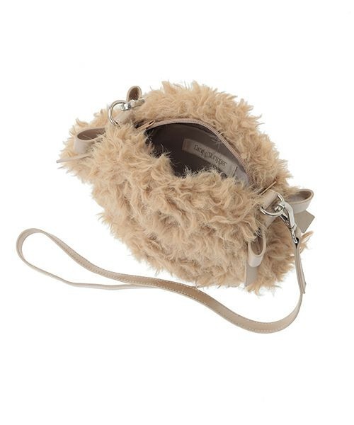 Candy Stripper(キャンディストリッパー)の「DOG FACE SHOULDER バッグ(ショルダーバッグ・レディース・オフホワイト/ベージュ・FREE)」の11枚目の写真