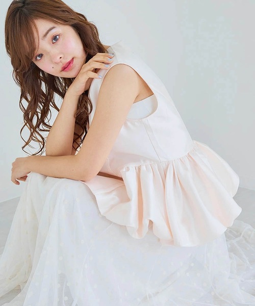 美品 ART MIX 萌もゆる 変形 ドレープ バルーン ベスト ジレ ベスト ジレ バルーンベスト レディース : ZOZOTOWN Yahoo!店