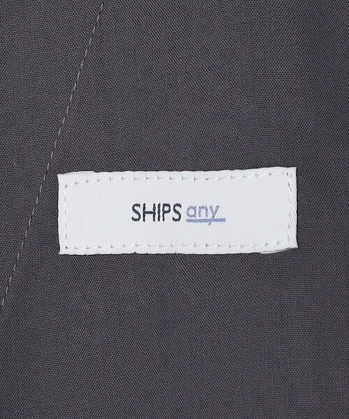 SHIPS any(シップス エニィ)の「SHIPS any: LIM BLESS ソリッド/ストライプ 2プリーツ セミワイド イージーパンツ(セットアップ対応)◇(スラックス・メンズ・チャコールグレー/ネイビー/カーキ/グレー・SMALL/MEDIUM/LARGE/X-LARGE)」の5枚目の写真