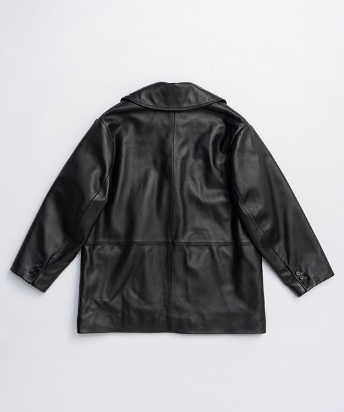 オーバーカラーシープレザージャケットコート / Overcoat Leather