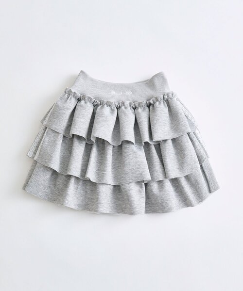 セール】サイドラインティアードミニスカート（スカート