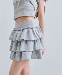 OLIVE des OLIVE | サイドラインティアードミニスカート(スカート)