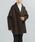 URBAN RESEARCH ROSSO WOMEN�i�A�[�o�����T�[�`�@���b�\�j�́u�w�ꕔ�ʒ��J���[�xYENN�@DOUBLE FACE PEA COAT�i�s�[�R�[�g�j�v�b�u���E��