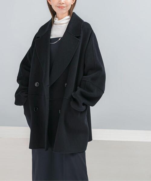一部別注カラー』YENN DOUBLE FACE PEA COAT（ピーコート）｜URBAN