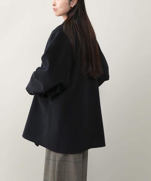 【レッドバレンチノ】 黒 ピーコート ブラック　コート　b266 一部別注カラー』YENN DOUBLE FACE PEA COAT（ピーコート）｜URBAN