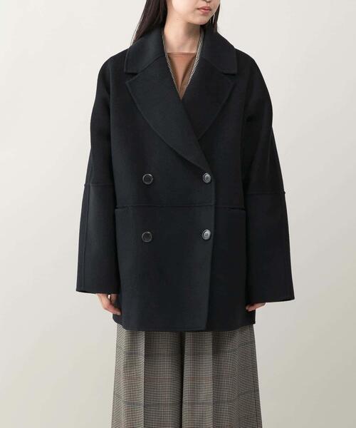 一部別注カラー』YENN DOUBLE FACE PEA COAT（ピーコート）｜URBAN