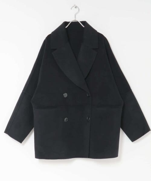 一部別注カラー』YENN DOUBLE FACE PEA COAT（ピーコート）｜URBAN