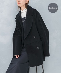 URBAN RESEARCH ROSSO WOMEN(A[oT[`@b\)́wꕔʒJ[xYENN@DOUBLE FACE PEA COAT(s[R[g)