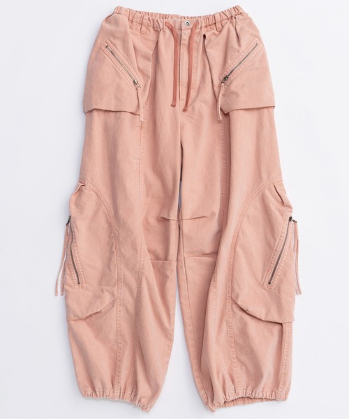 MAISON SPECIAL(メゾンスペシャル)の「Many Pockets Cargo Pants/メニーポケットカーゴパンツ(カーゴパンツ・レディース・ブラック/カーキ/ピンク・36/38)」の16枚目の写真