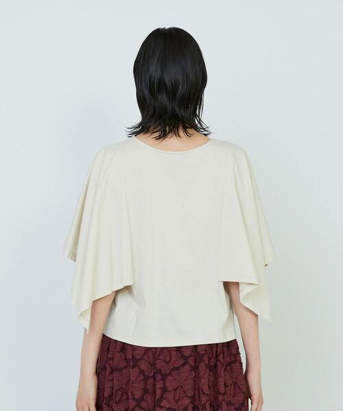 ADIEU TRISTESSE(アデュートリステス)の「ハンカチスリーブシャツ(Tシャツ/カットソー・レディース・オフホワイト/ブラウン/ブラック・FREE)」の17枚目の写真