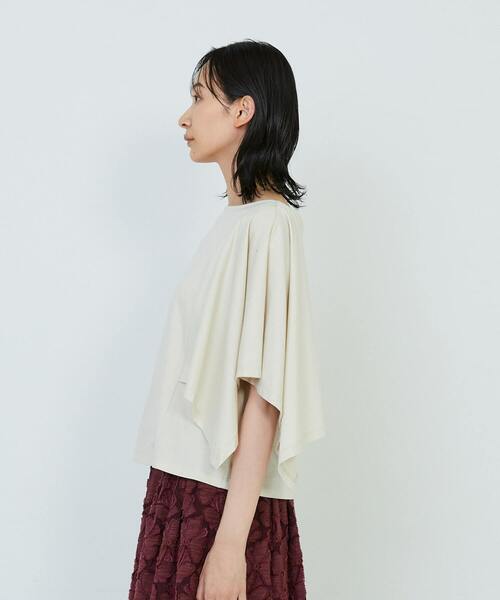 ADIEU TRISTESSE(アデュートリステス)の「ハンカチスリーブシャツ(Tシャツ/カットソー・レディース・オフホワイト/ブラウン/ブラック・FREE)」の22枚目の写真