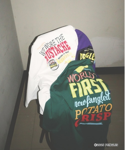 Right-on(ライトオン)の「【Pringles】プリントTシャツ(Tシャツ/カットソー・メンズ・グリーン/ホワイト/パープル・L/XL/M)」の20枚目の写真