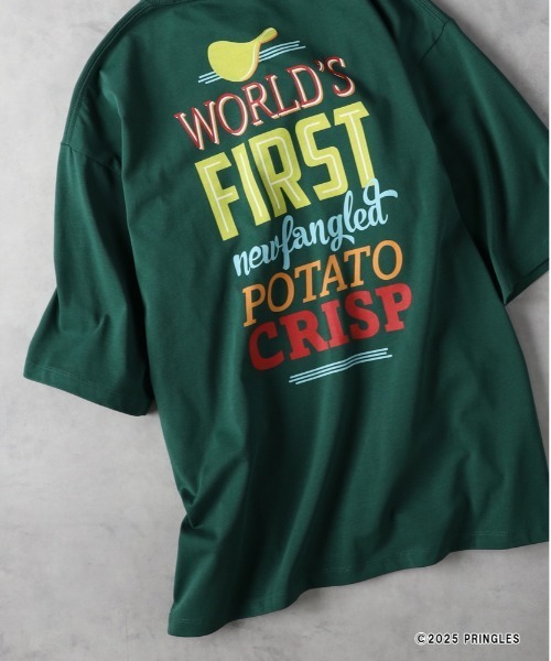 Right-on(ライトオン)の「【Pringles】プリントTシャツ(Tシャツ/カットソー・メンズ・グリーン/ホワイト/パープル・L/XL/M)」の21枚目の写真