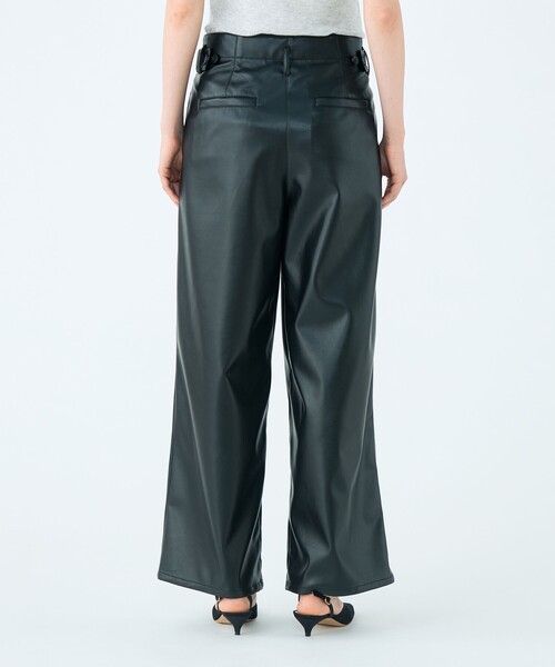 BALLSEY(ボールジィ)の「レザーライククロス サイドタブパンツ(その他パンツ・レディース・ブラック・36/34)」の5枚目の写真