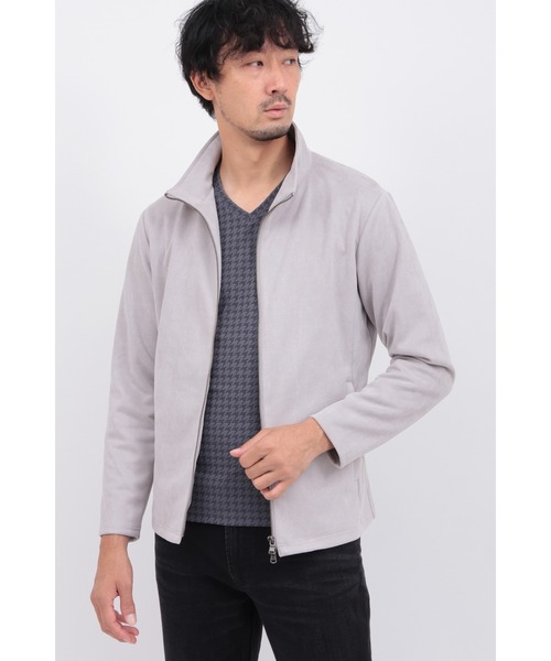 HIGH STREET（ハイストリート）の「ﾃｯｸｽｴｰﾄﾞｽﾀﾝﾄﾞZIPBL（ブルゾン・メンズ・ブラック/グレー・S/L/M）」の2枚目の写真