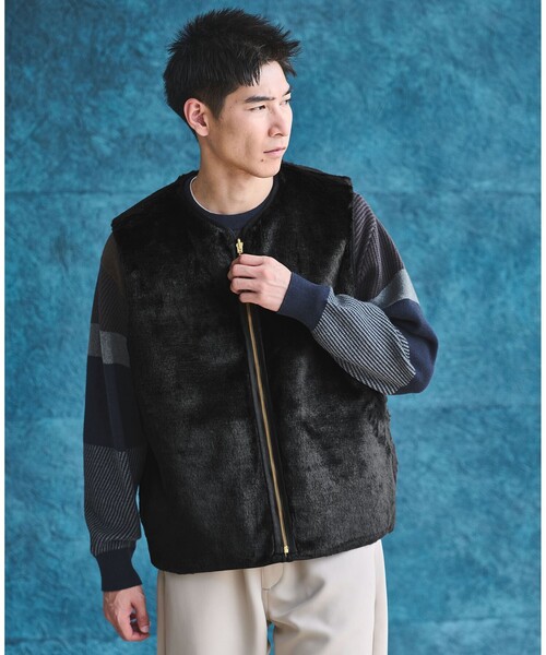 Barbour 別注green labelベスト リバーシブル 別注】＜Barbour＞GLR リバーシブル ベスト
