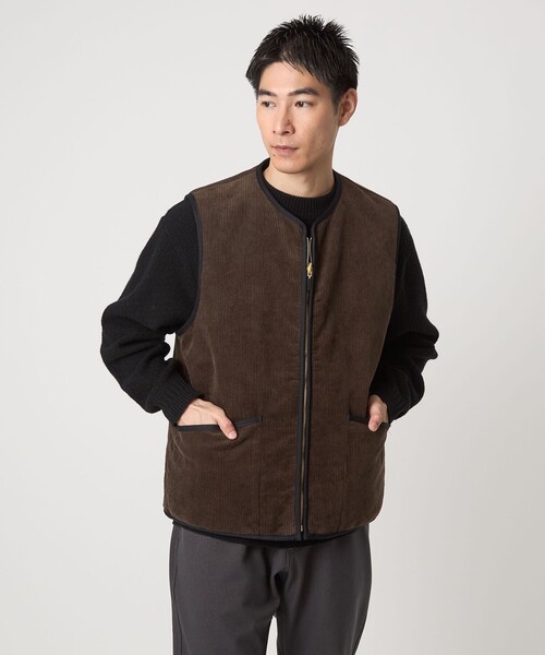 Barbour（バブアー）の「【別注】＜Barbour＞リバーシブル フェイクファー コーデュロイ ベスト（ベスト・メンズ・その他1・40/38）」の5枚目の写真
