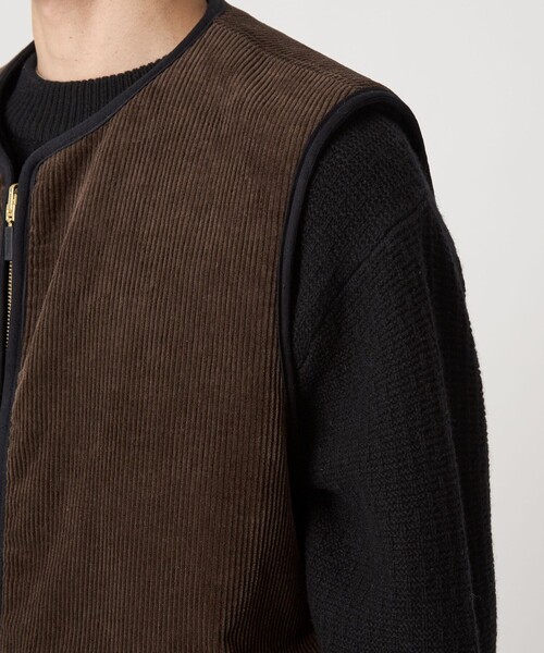 Barbour（バブアー）の「【別注】＜Barbour＞リバーシブル フェイクファー コーデュロイ ベスト（ベスト・メンズ・その他1・40/38）」の12枚目の写真
