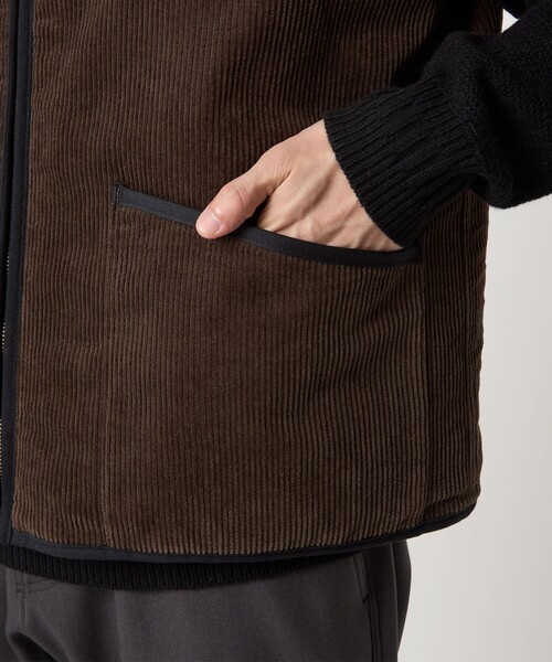Barbour 別注green labelベスト リバーシブル UNITED ARROWS green label relaxing｜【別注】<Barbour