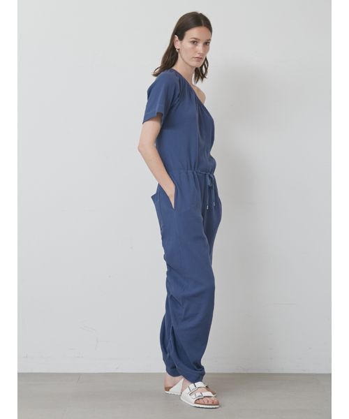 styling/（スタイリング）の「ドローコードオールインワン（つなぎ/オールインワン・レディース・ブラック/カーキ/ブルー・0/1）」の9枚目の写真