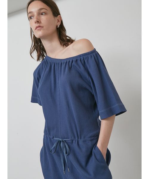 styling/（スタイリング）の「ドローコードオールインワン（つなぎ/オールインワン・レディース・ブラック/カーキ/ブルー・0/1）」の10枚目の写真