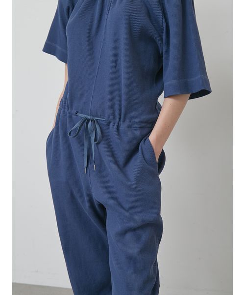 styling/（スタイリング）の「ドローコードオールインワン（つなぎ/オールインワン・レディース・ブラック/カーキ/ブルー・0/1）」の12枚目の写真