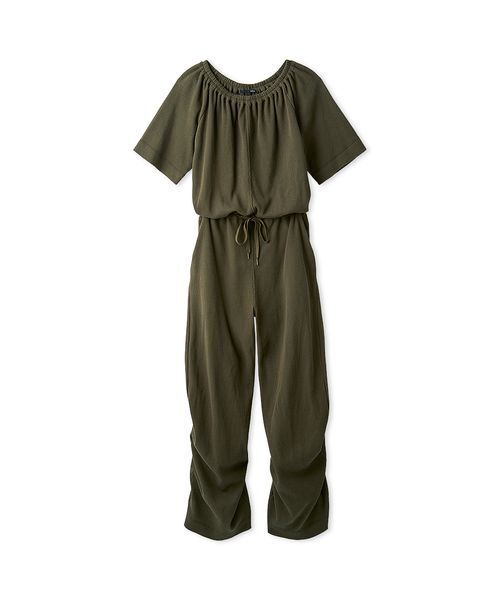 styling/（スタイリング）の「ドローコードオールインワン（つなぎ/オールインワン・レディース・ブラック/カーキ/ブルー・0/1）」の21枚目の写真