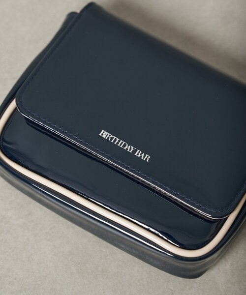 BIRTHDAY BAR（バースデイバー）の「Enamel　ティッシュケースポーチ（ポーチ・レディース・パープル/ネイビー・0）」の11枚目の写真