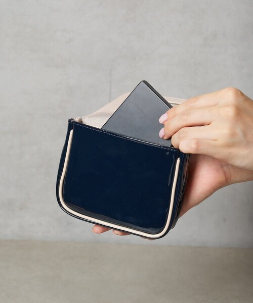 BIRTHDAY BAR（バースデイバー）の「Enamel　ティッシュケースポーチ（ポーチ・レディース・パープル/ネイビー・0）」の14枚目の写真