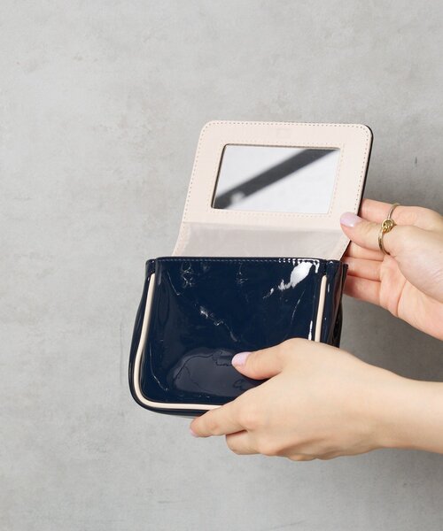 BIRTHDAY BAR（バースデイバー）の「Enamel　ティッシュケースポーチ（ポーチ・レディース・パープル/ネイビー・0）」の15枚目の写真