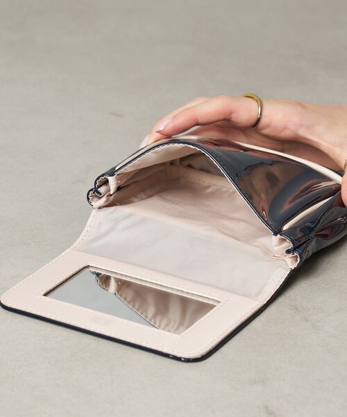 BIRTHDAY BAR（バースデイバー）の「Enamel　ティッシュケースポーチ（ポーチ・レディース・パープル/ネイビー・0）」の18枚目の写真