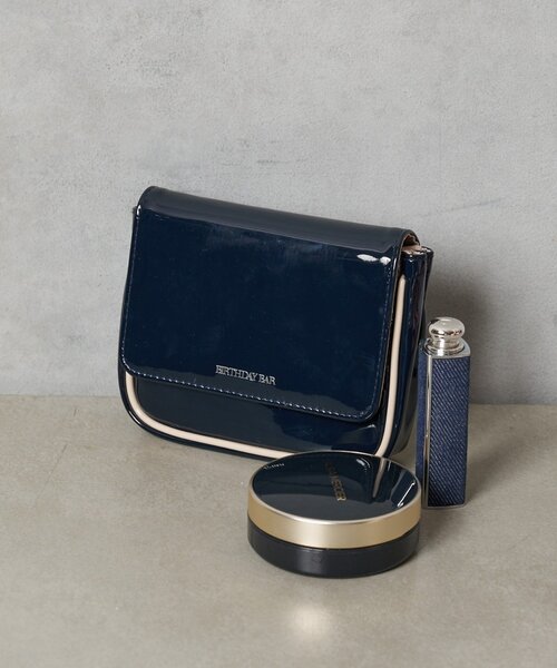 BIRTHDAY BAR（バースデイバー）の「Enamel　ティッシュケースポーチ（ポーチ・レディース・パープル/ネイビー・0）」の3枚目の写真