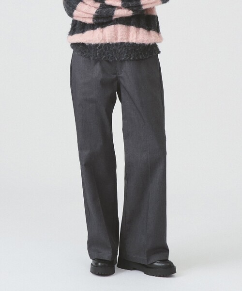 Dickies（ディッキーズ）の「【別注】Dickies / レイヤード スカート パンツ（その他パンツ・レディース・チャコールグレー/カーキ・0/1）」の2枚目の写真